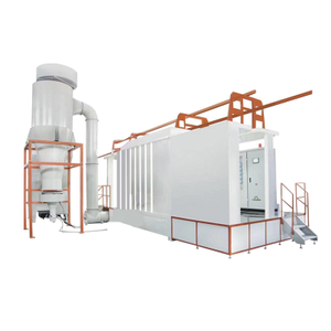 Plastic Powder Coating Spray Booth with Cyclone Recovery System