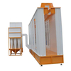Multi Cyclone Powder Coating Booth Fast Color Change 
