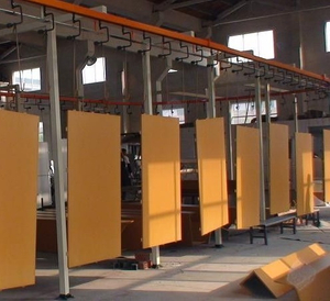 Metal Door Powder Coating Line